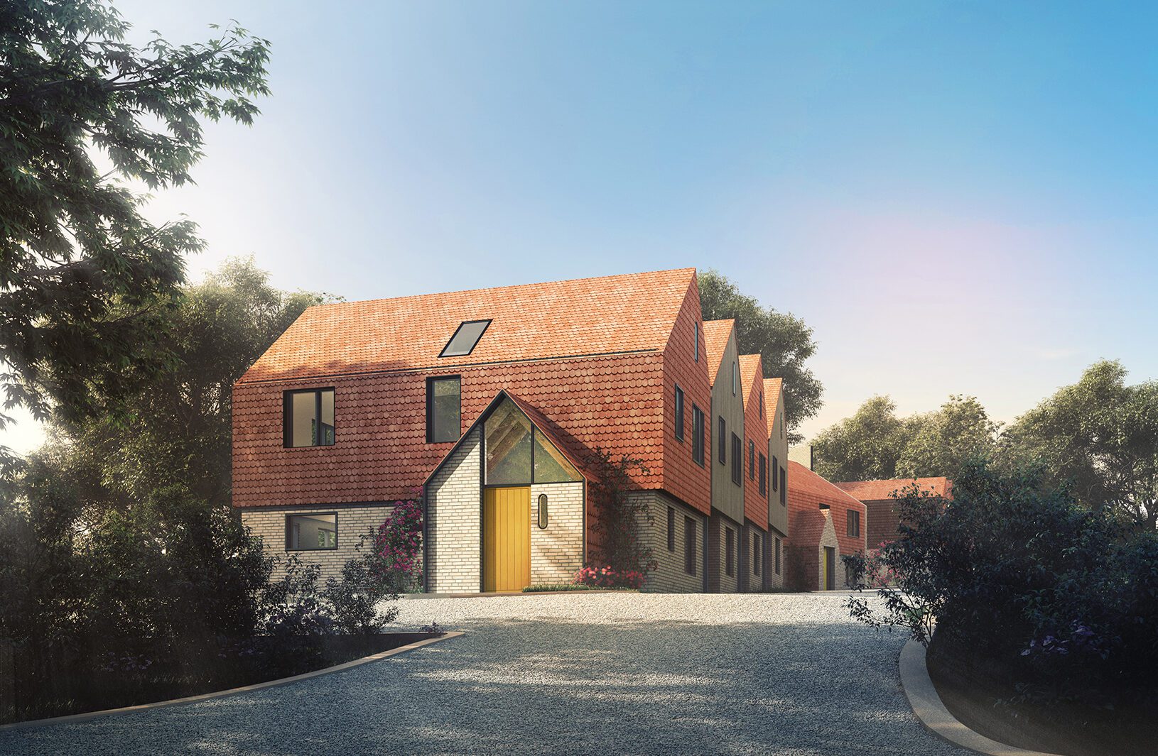 New mixed housing scheme, Suffolk