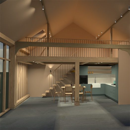 On site now: Suffolk barn conversion in the curtilage of a Grade II Listed house