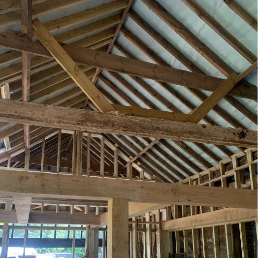 On site: Suffolk barn conversion progress